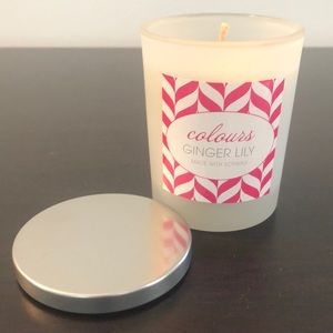 NEW Ginger Lily Scented Soywax Candle w/ Lid